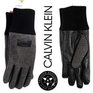 Calvin Klein Grey Women's Gloves Medium NWT